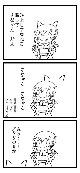 猫の日なので三好紗南猫です 