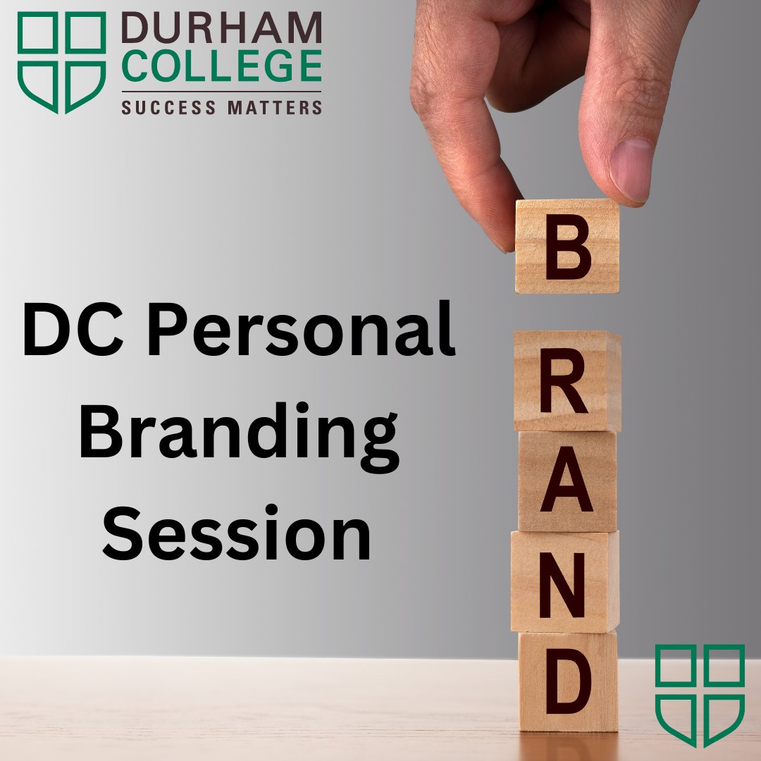 REMINDER!!
Date: Tuesday, February 21
Time: 2:00 - 3:00pm
Location: MS Teams; Link provided upon registration

Registration: eventbrite.ca/e/dc-personal-…
 
If you have any questions prior to the session, please contact Victoria Kayode.

#DCPD #Durhamcollege #Professionaldevelopment