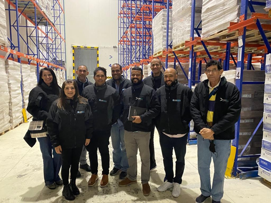 IESC1964's tweet photo. With support from IESC’s USDA-funded @proyectotrasa, DR cold chain specialists attended a WFLO-led study tour of ports in Veracruz, Mexico to learn best practices in handling perishable goods and improve food safety at DR ports. #ProyectoTraSa #ProyectoTradeSafe #TraSa #TradeSafe https://t.co/gNocsIoSqY