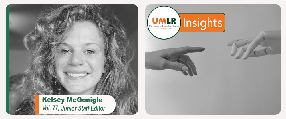 UMLawReview's tweet photo. What is the role of AI in the legal realm? Volume 77 Junior Staff Editor Kelsey McGonigle discusses DoNotPay, the “World’s First Robot Lawyer” and its potential in immigration law.
Link: https://t.co/MxLsegO3Wd
#UMLR #Miamilaw #Miamilawschool https://t.co/pTXkcV56Ra