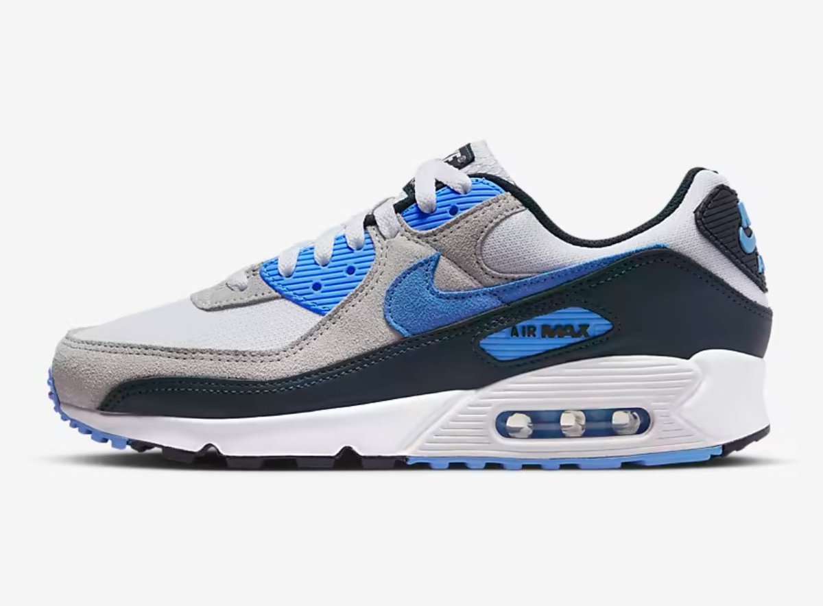sneakerhuddle's tweet photo. Ad: LIVE via Nike US ⚡️
Nike Air Max 90 'White/University Blue'

https://t.co/g8ZbodGUnS https://t.co/3vcZManC5R