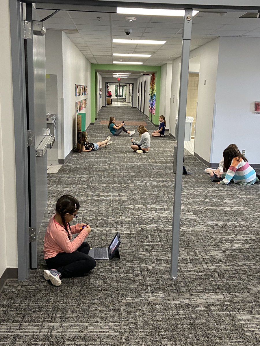JES_Dickinson's tweet image. Third grade is putting the final touches on their reviews. Learned about green screens, how to share files, and now they are experts at GSlides. Real world learning is happening in Quest!! #GTLife #InspireExcellence #RaiseExpectations