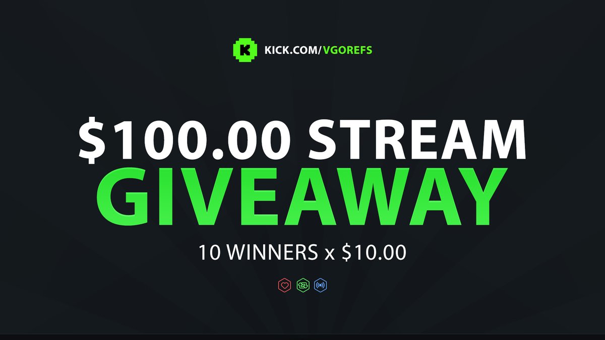 $100.00 STREAM GIVEAWAY! &#127881;

To enter:
✅ Retweet &amp; Like
✅ Tag your friends
✅ Watch Stream: &#128248; 

Rolling on STREAM! &#129310;
