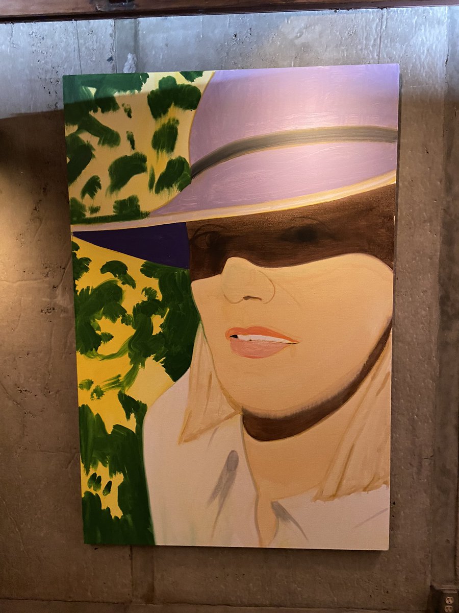 MichaelPostl's tweet image. Enjoying the exhibition #sunrise by the 95-year-old artist #AlexKatz on the occasion of the reopening of #SchindlerHouse @MAKCenter.