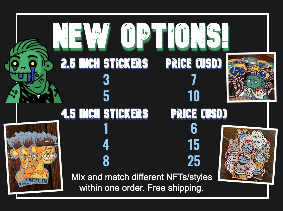 r0njamerz's tweet photo. ❗️NEW OPTIONS❗️As requested, smaller quantities are available as well as larger sizes! DM for other sizes or quantities! https://t.co/DdmPN6HQri