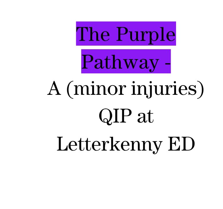 Small steps = Monumental leaps.

Our ‘Injury Assessment & Treatment Pathway’ patient leaflets have finally arrived!

Will be sending batches to 47 registered GP practices in Donegal, including NOWDOC. 

#improvingPET
#emergencymedicine 
#minorinjuries