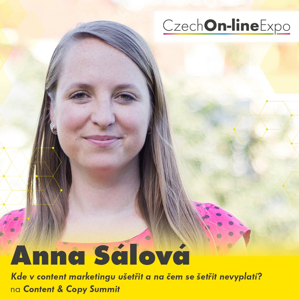 Vesela_Copy's tweet photo. Už ve čtvrtek 23. 2. od 8:30 na @czechonlineexpo. Tihle skvělí řečníci vás provedou novými trendy v copy i tipy, na čem jde v našem oboru ušetřit a kde se to spíš nevyplatí.

Těšíme se na vás!
#copywriting #copywriter #czechonlineexpo #content https://t.co/V0LOW3OcAT