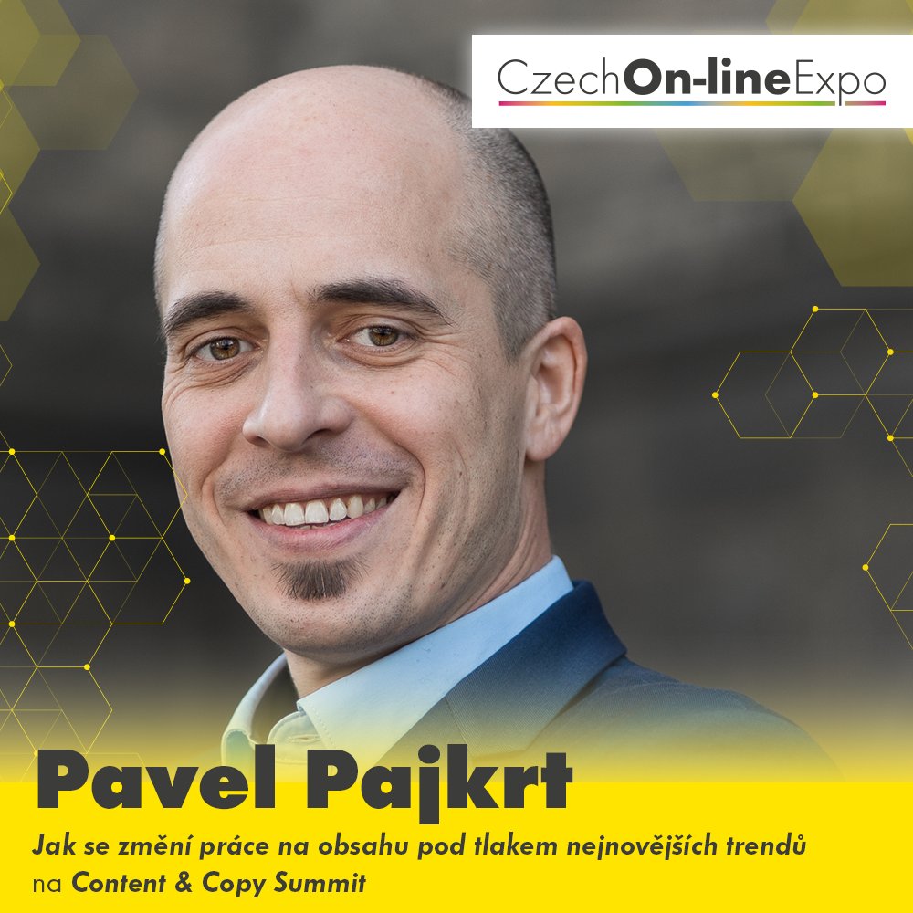 Vesela_Copy's tweet photo. Už ve čtvrtek 23. 2. od 8:30 na @czechonlineexpo. Tihle skvělí řečníci vás provedou novými trendy v copy i tipy, na čem jde v našem oboru ušetřit a kde se to spíš nevyplatí.

Těšíme se na vás!
#copywriting #copywriter #czechonlineexpo #content https://t.co/V0LOW3OcAT