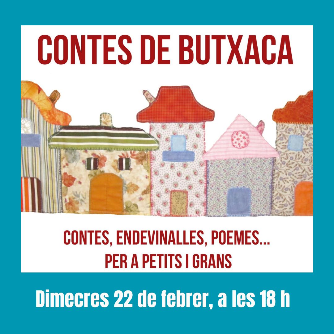 Bon dia famílies, demà és dimecres i toca una nova sessió de CONTES DE BUTXACA!

📣Activitat recomanada per a infants a partir de 3 anys.

@bibliocervera <a href="/ccsegarra/">Consell Comarcal de la Segarra</a> #horadelconte #bibliotecacervera #bibliotequeslleida <a href="/bibliotequeslle/">Biblioteques Lleida</a>