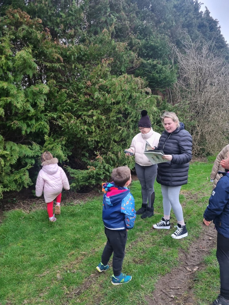 BorrowstounELCC's tweet photo. 🌟 What a surprise to find a bear hiding in the trees during our PEEP sessions this week! 🐻 
Our last bear hunt is tomorrow at 2.15, come along and join in the fun! 🌟 https://t.co/gVgvO8yzsj