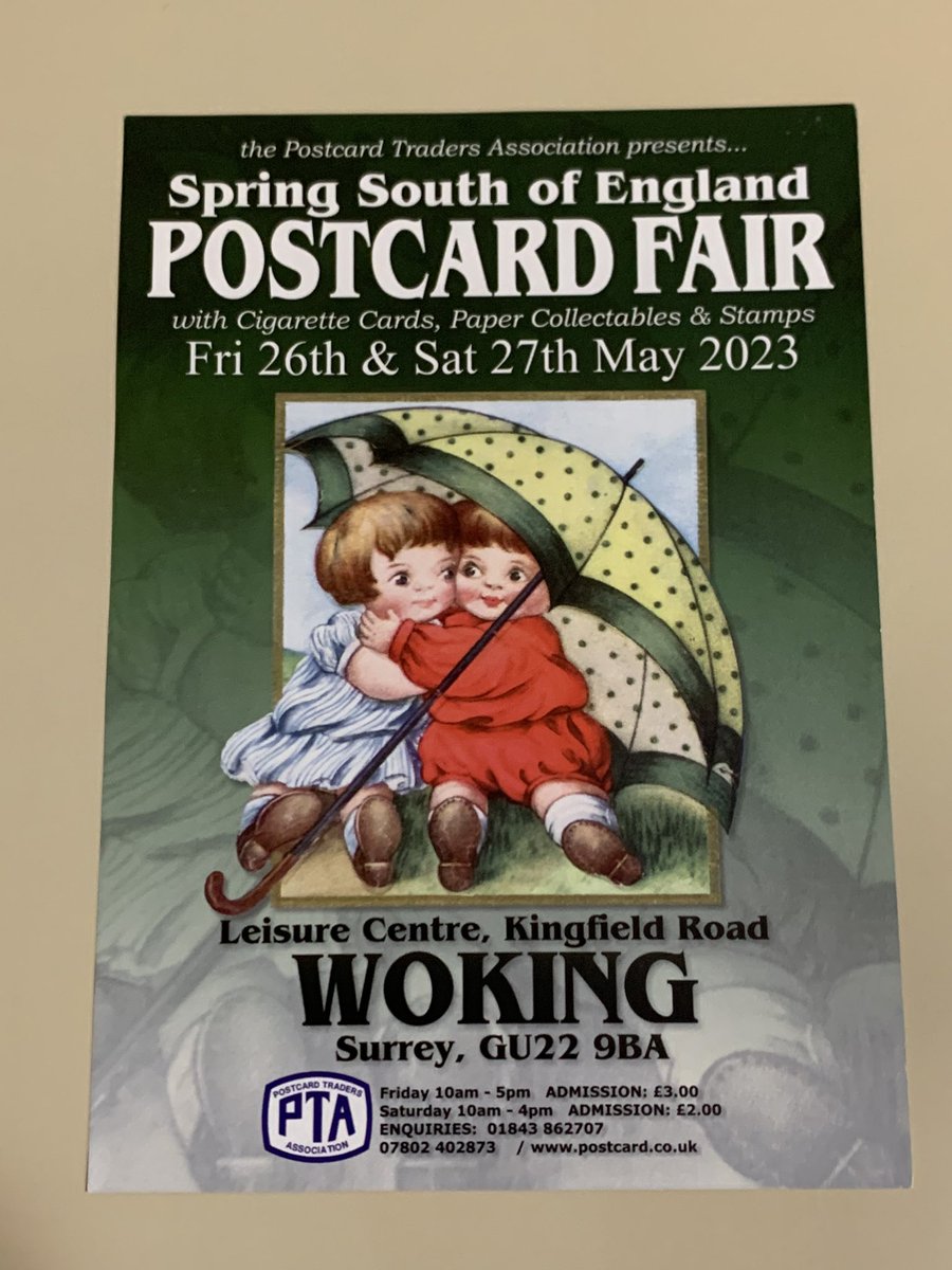 おぎ on Twitter "もう一枚ついてきた。South of England (Woking) Postcard Fairsっていう
