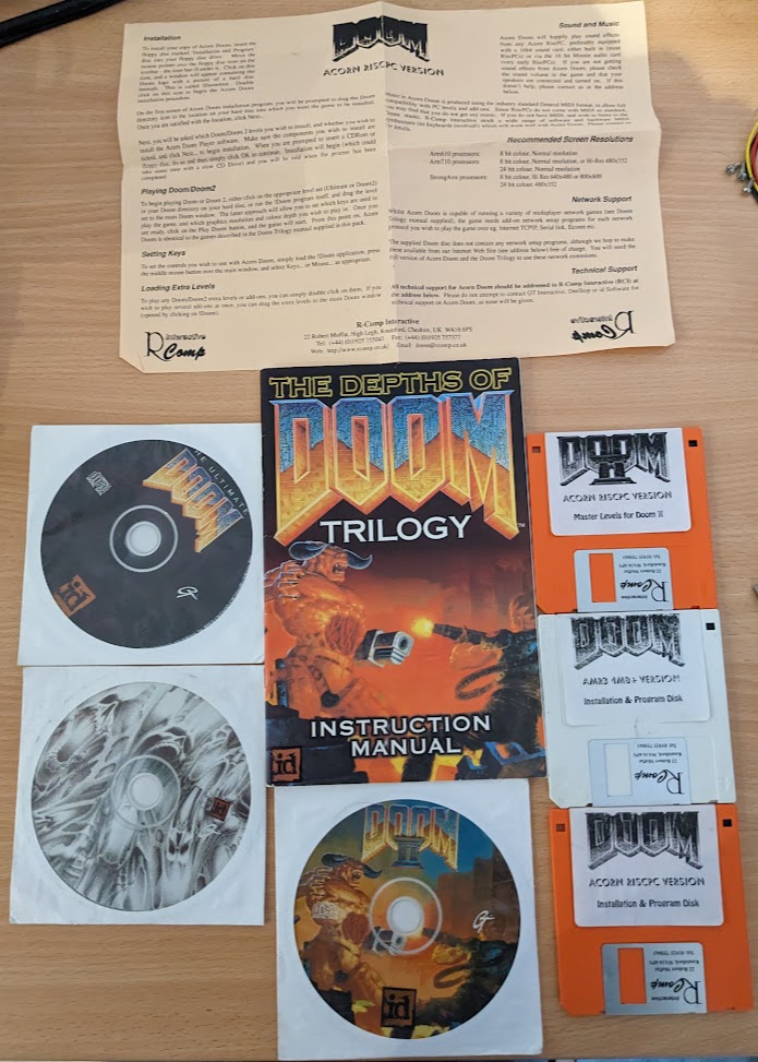 LinuxJedi's tweet image. I now have all the Doom 🙂
#Acorn #RiscPC