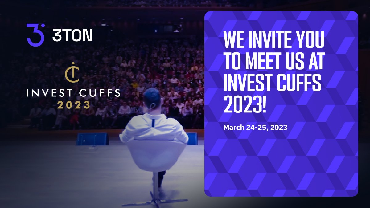 3ton_io's tweet photo. We invite you to meet us at NVEST CUFFS 2023!
March 24-25, 2023.
Meeting bringing together the investment market industry - stocks, currencies, commodities, cryptocurrencies, mutual funds
https://t.co/UBvRb4za3C https://t.co/PSRzcfMFI9