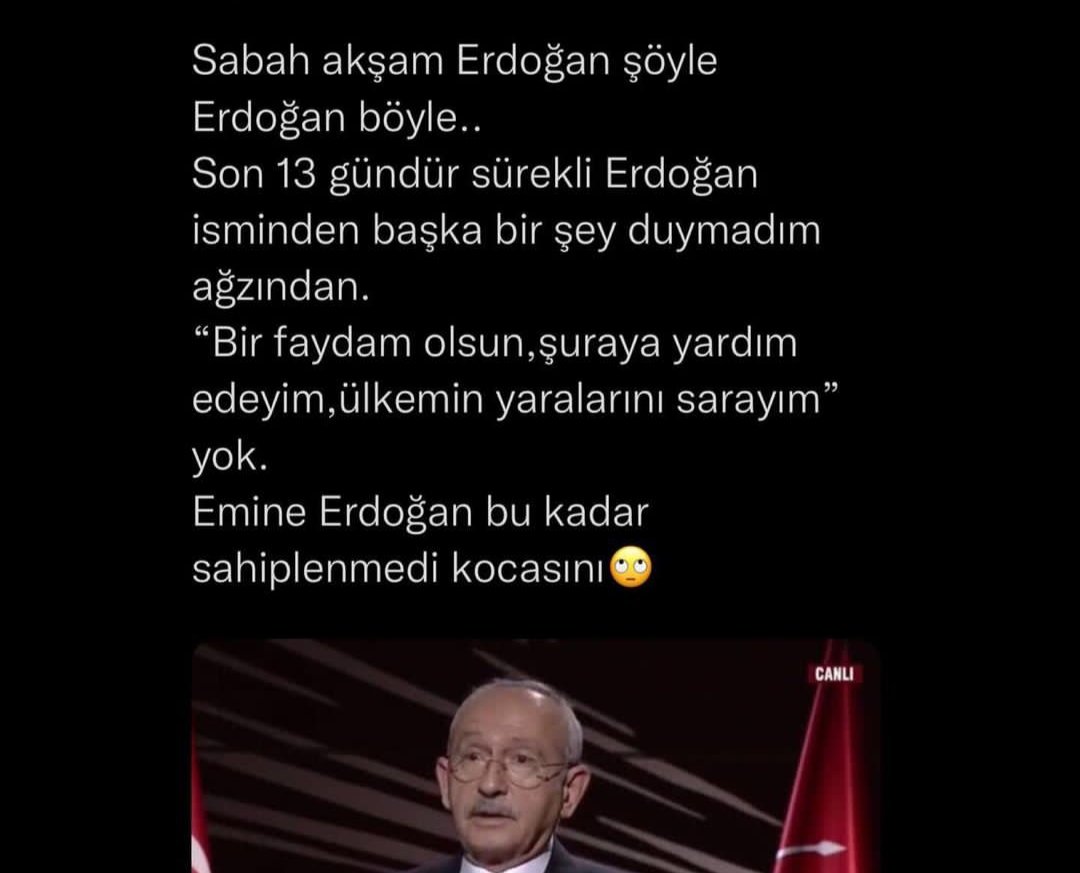 serapmecit12's tweet photo. #kemalkilicdaroglu 
#RecepTayyipErdogan 
#DevletiminYanindayim https://t.co/IgSzECLxYv