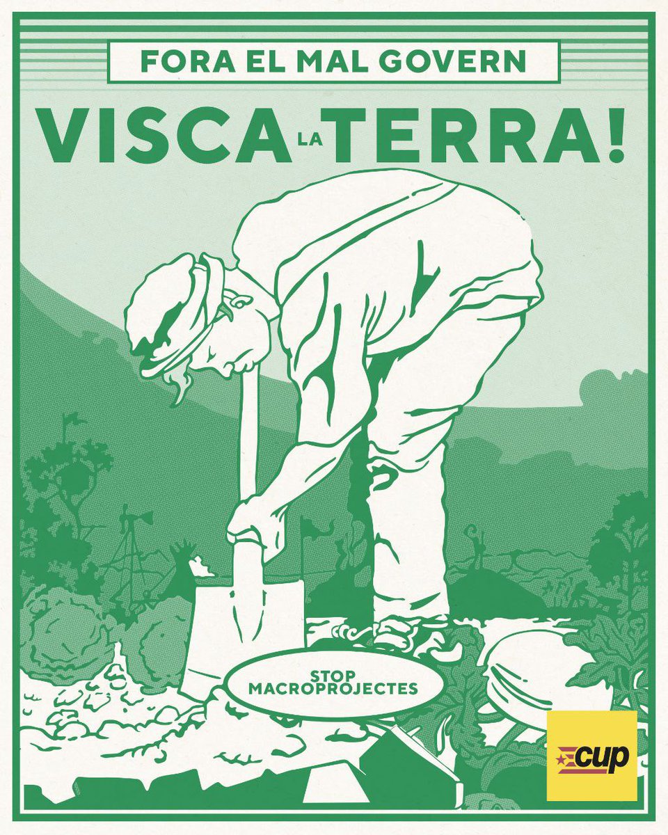 CUPstap's tweet photo. Projectes que subestimen l'emergència climàtica i maltracten el territori i els seus habitants.
#DiguemNO
El 26F a Sabadell i el 4M a Barcelona!
❌ Hard Rock
❌ Quart Cinturó
❌ Ampliació de l'aeroport
Visca la terra i fora el mal govern
#StopMacroProjectes https://t.co/hUdW5QlS5g