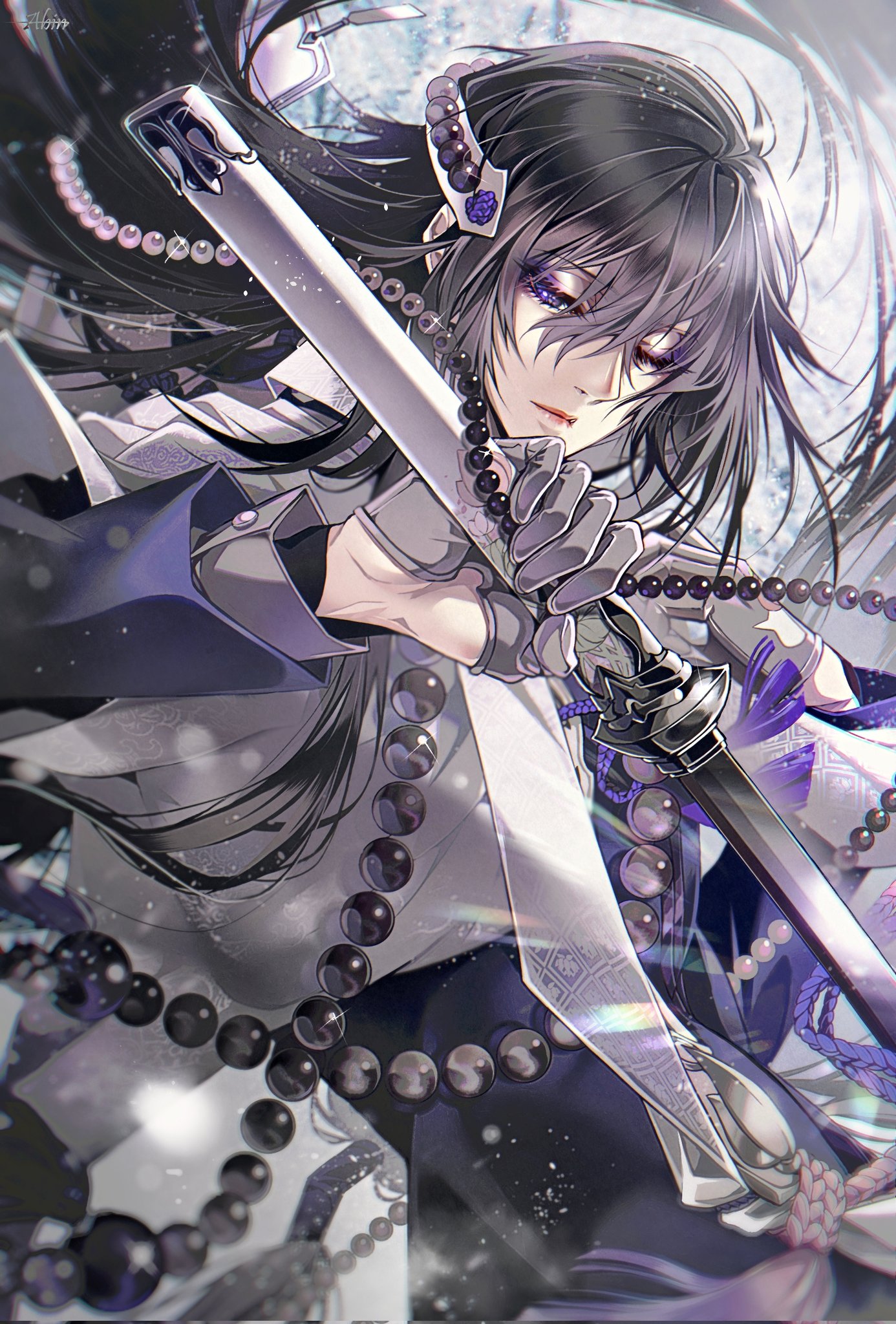☆昡珠丸☆ Amazon.co.jp: 刀剣乱舞-ONLINE- 53:数珠丸恒次 缶バッジ(内番
