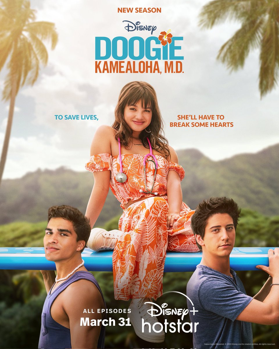 Ietsott's tweet image. Season 2 of @DisneyPlusHS series #DoogieKamealohaMD comes out on March 31.
