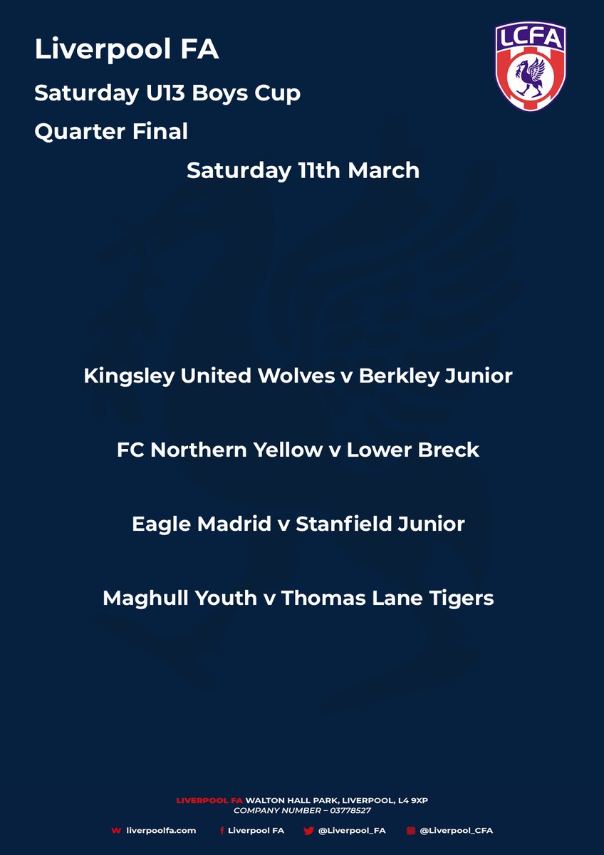 Liverpool County FA on Twitter "COUNTY CUPS 🏆 Next up is the draw of