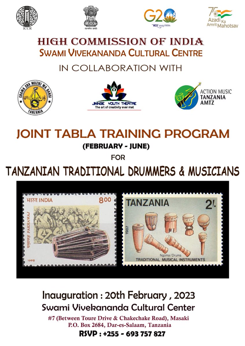 India in Tanzania on Twitter: "#IndiaTanzania"