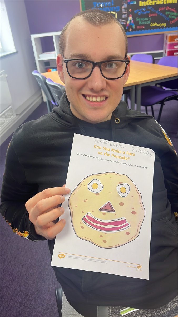 CCPboro's tweet photo. SFI are celebrating Pancake day 'Shrove Tuesday' by creating their own funny faces on their Pancake
#ShroveTuesday #Pancakes #FUNallaround https://t.co/qsdygQ3x8D