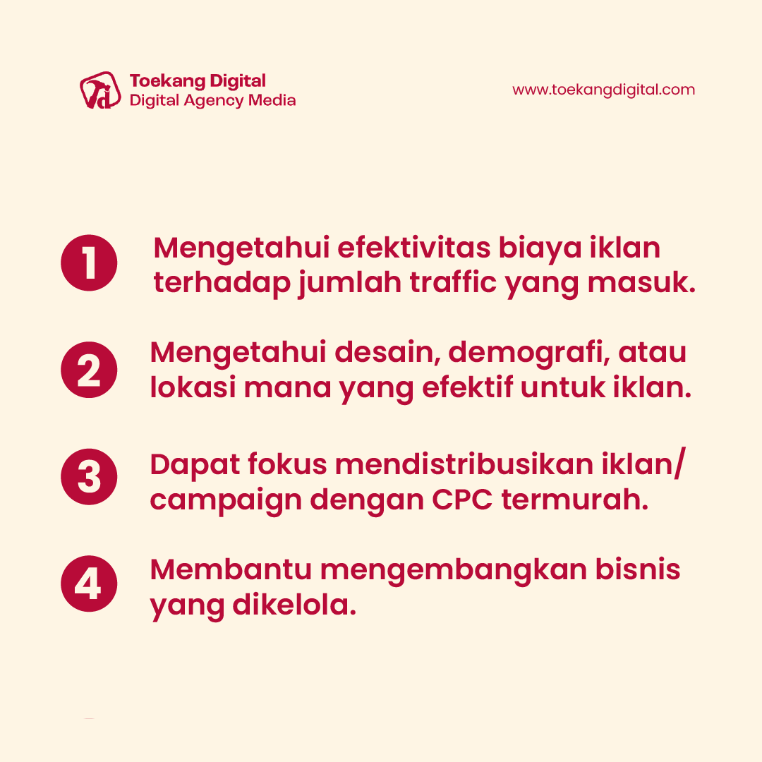 toekangdigital's tweet photo. #Costperclick (CPC) adalah salah satu #metrik iklan yang menampilkan biaya #iklan berdasarkan berapa kali #audiens mengklik iklan tersebut. 
Dengan mengetahui besar #CPC dari suatu iklan dapat membantu #brand untuk mengembangkan bisnisnya melalui iklan. https://t.co/6fIXFds2Zi