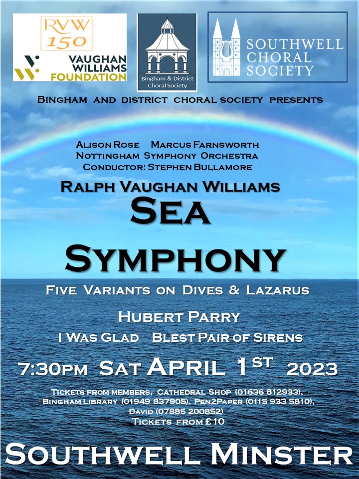 Come and see NSO with Bingham and Southwell Choral Societies - Saturday 1 April - Southwell Minster - mailchi.mp/ad2cd8df52d9/n…