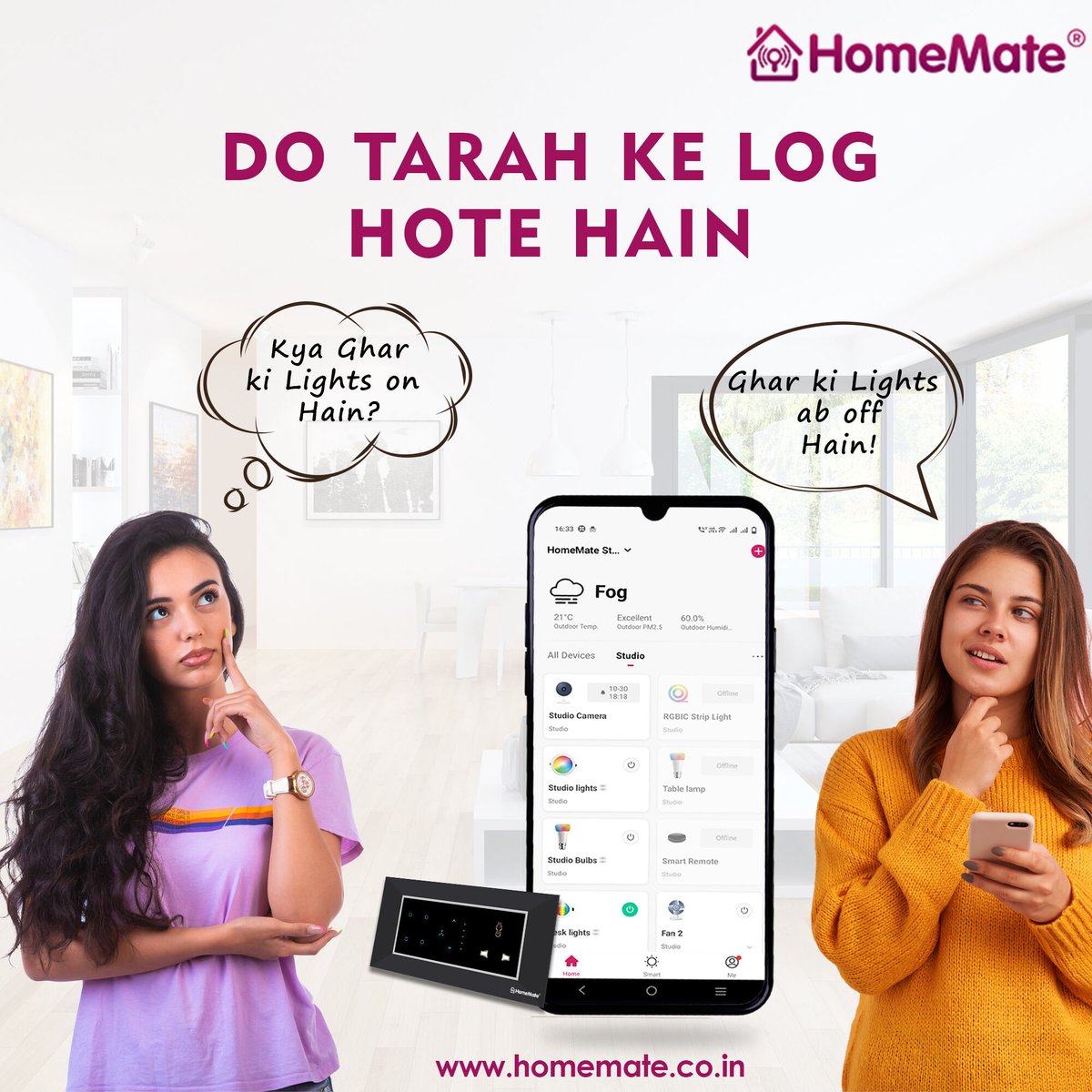 HiHomeMate's tweet image. Remotely operate smart switches with HomeMate mobile app.
.
homemate.co.in
.
#smartswitch #smarttouchswitch #touchswitch #amazonalexa #googleassistant #meme #smarthome #homemate #smartproduct #smartdevice #smartlights