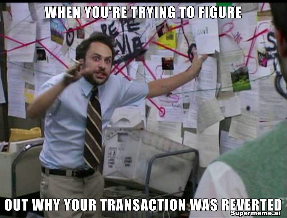"Error: Transaction reverted without a reason string"