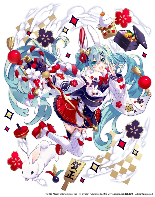 【お仕事】スマートフォンゲーム「初音ミク ‐TAP WONDER‐」()にて卯年をテーマにしたミクさんを描かせて頂いております!￼￼アバターもとっても可愛く作って頂きました! 