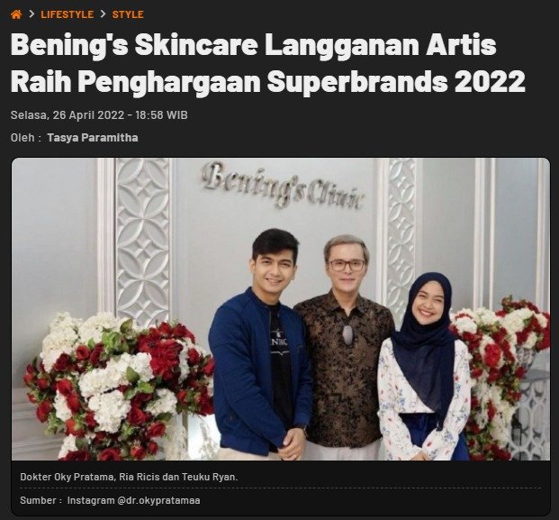 MelayuChina's tweet photo. Selamat buat #Beningsskincare yaaaaaa keren https://t.co/NTyQB1EpIO