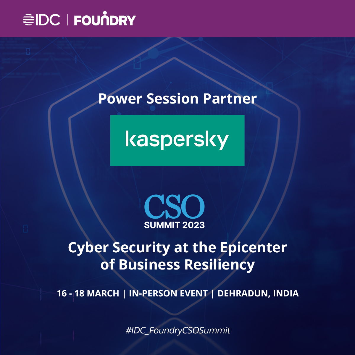 IDCInd's tweet image. Please join us in welcoming our Power Session Partner, @kaspersky for #CSOSummit 2023 India, taking place this 16-18 March  and dig deeper into the  hottest trends in  the #dataprivacy landscape.

Register now: bit.ly/CSOSummit2023
#IDC_FoundryCSOSummit