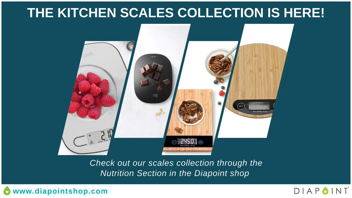DiapointME's tweet image. Make sure to visit the updated Nutrition Section of the Diapoint shop, and check our collection of Kitchen scales.
To learn more visit the Nutrition Section of the Diapoint shop through the link 
buff.ly/3XUnBmZ 

#kitchenscale  #digitalkitchenscale #recipes #cooking