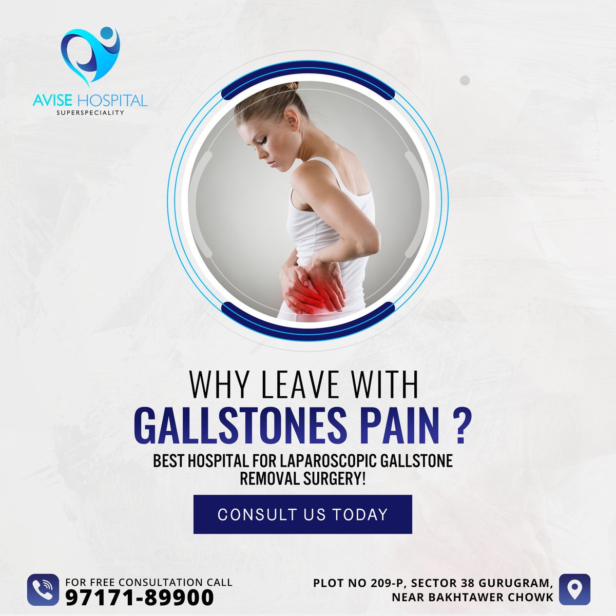 AviseHospital's tweet photo. Get your Gallstones Pain Treated..
𝗖𝗮𝗹𝗹 𝗼𝘂𝗿 𝗲𝘅𝗽𝗲𝗿𝘁𝘀 𝗮𝘁 𝗔𝘃𝗶𝘀𝗲 𝗦𝘂𝗽𝗲𝗿𝘀𝗽𝗲𝗰𝗶𝗮𝗹𝗶𝘁𝘆 𝗛𝗼𝘀𝗽𝗶𝘁𝗮𝗹. 
Book an appointment Now : +91 9717189900
#bladder #urology #treatment #Gallstones #Pain https://t.co/zcredGFyru