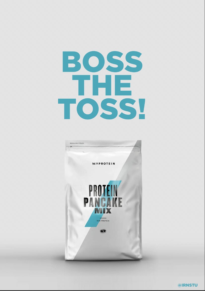 BOSS THE TOSS
Protein Pancakes

Create posters to advertise #PancakeDay2023 
<a href="/OneMinuteBriefs/">One Minute Briefs ⏱️</a> #protein