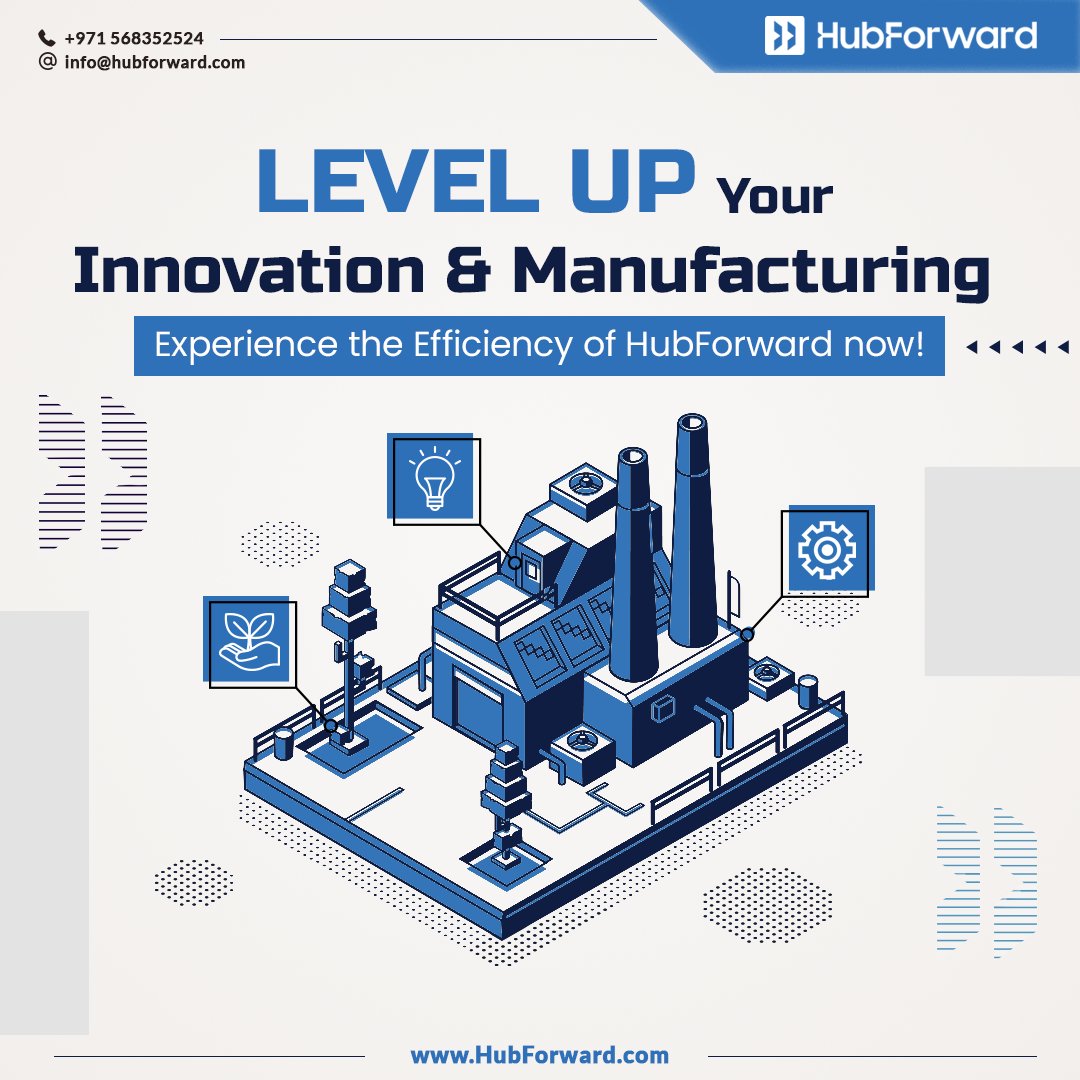 Attention all innovation and manufacturing enthusiasts! 🎉 Are you tired of dealing with cumbersome processes and inefficient systems? 💼 Say hello to the solution you've been looking for: HubForward! 🚀
Take your innovation and manufacturing to the next level.