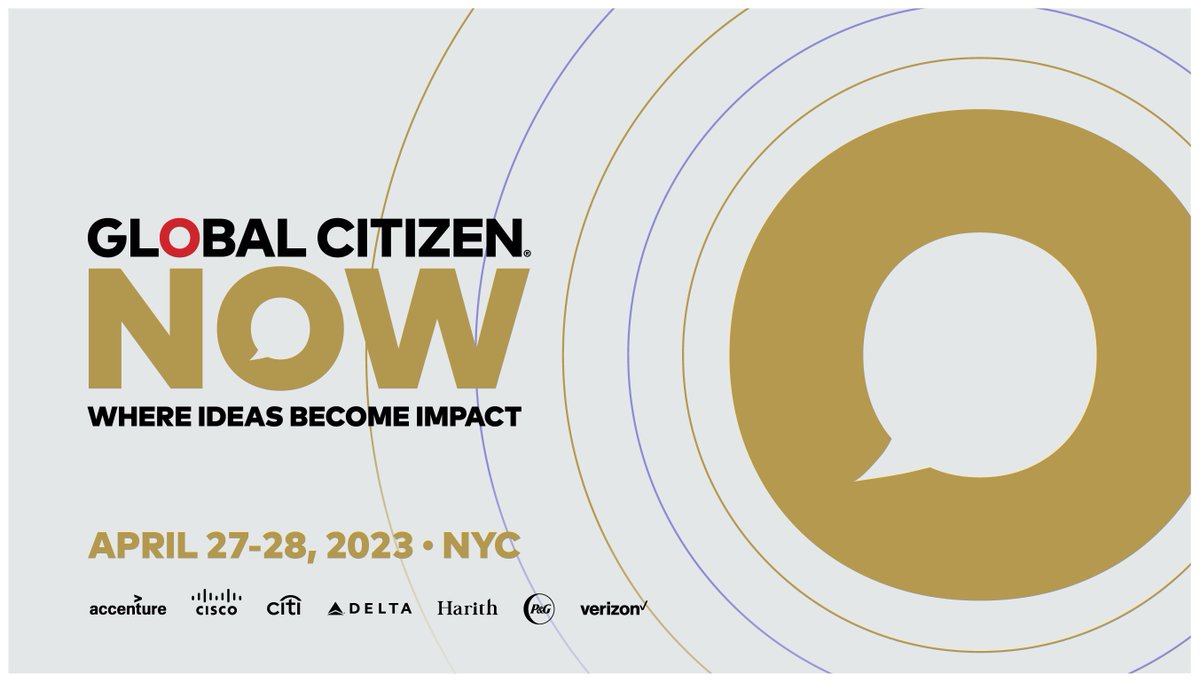 GlblCtzn's tweet photo. Save the date for April 27 and 28! #GlobalCitizenNOW will be returning to convene the biggest names, brightest minds, and leading voices across all spheres of society to solve the most urgent issues facing humanity and our planet. https://t.co/NltKYgNgIt https://t.co/SpXE36yCHg