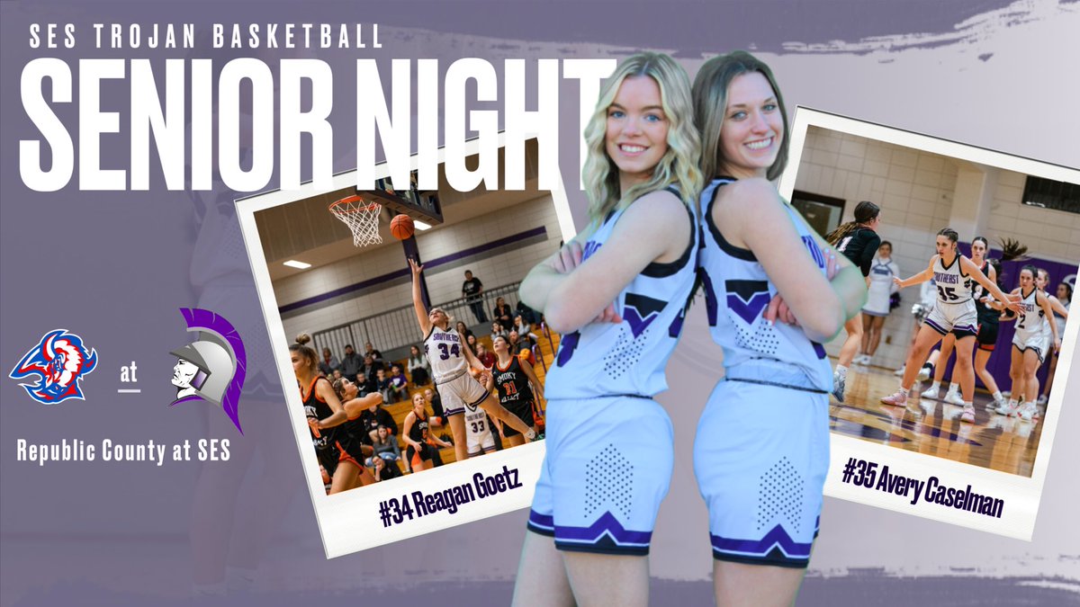 🎓 | SENIOR NIGHT

⭐️ | #34 <a href="/reagan_goetz/">Reagan Goetz</a> 
⭐️ | #35 <a href="/avery_caselman/">avery caselman</a> 

🆚 | HOME vs Republic County 
⏰ | 6 PM 

🎧 | AM: 910KINA <a href="/DevinHanney/">Devin Hanney</a> 
📺 | streaming LIVE <a href="/SalinaPost/">Salina Post</a> 

#StillStepping