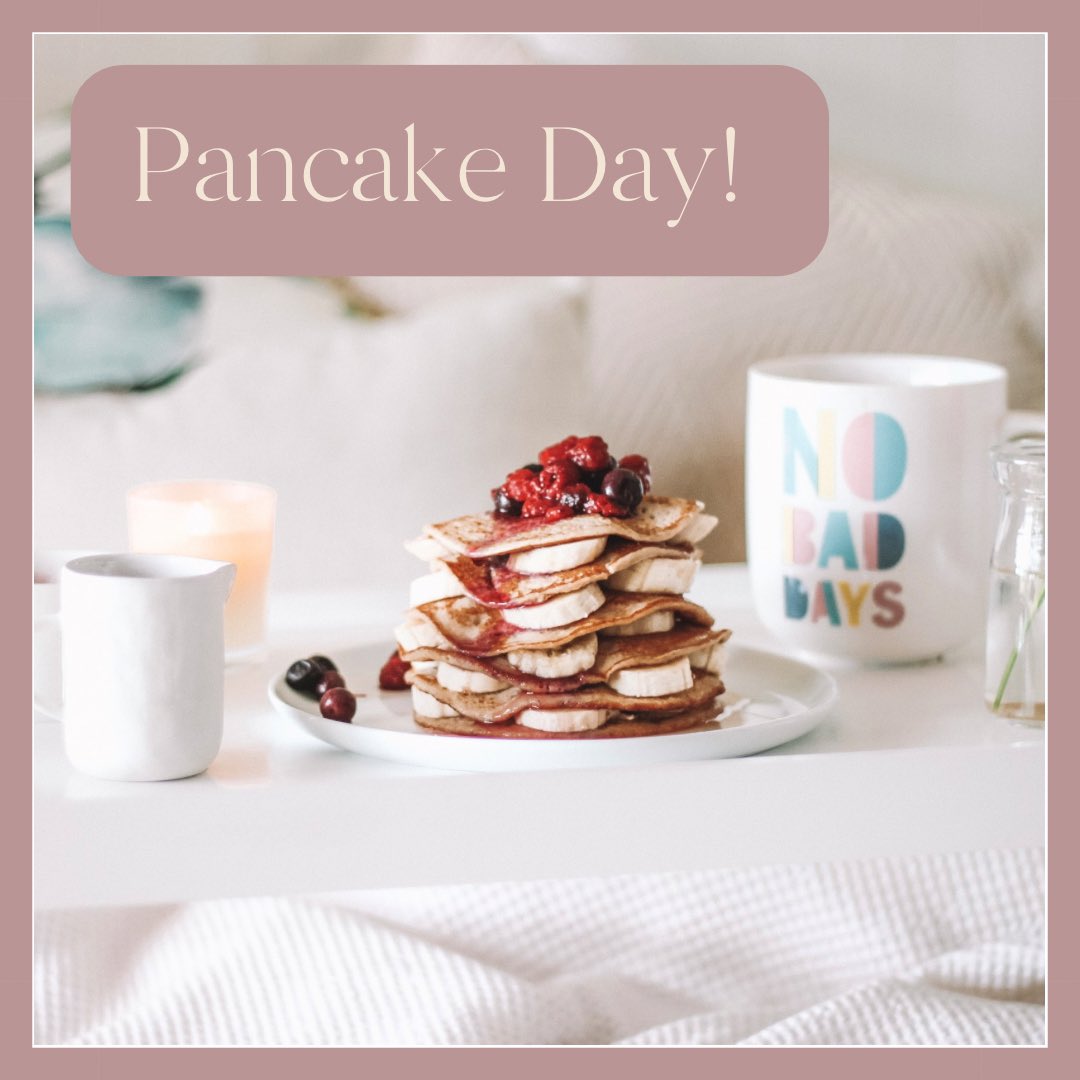 It’s Pancake Day 🥞 
We love oat pancakes in our house - simply mix 80g oats, two eggs and 16 tbsp unsweetened milk of choice. To cook, melt a little coconut oil in a hot frying pan and fry on each side for about 60 seconds. Top with banana and fresh berries.

#PancakeDay