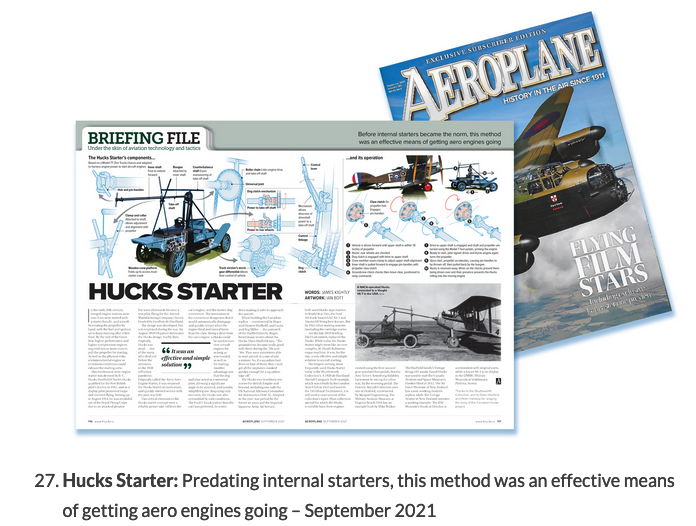 @ZeppRaider @RAFMUSEUM And, I hope, the Hucks Starter? @ian_bott_artist and I covered this, with good info from several current Hucks owners, inc the RAFM & @ShuttleworthTru st. -JDK

vintageaerowriter.wordpress.com/2021/09/05/aer…