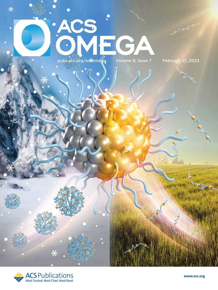 Our work on exploring growth kinetics for the precise synthesis of Au18SG14 NCs under sensitive conditions is featured on the Supplementary Cover of ACS OMEGA. Congrats again for the team! <a href="/ACS4Authors/">ACS for Authors</a>
 #MyACSCover  doi.org/10.1021/acsome…