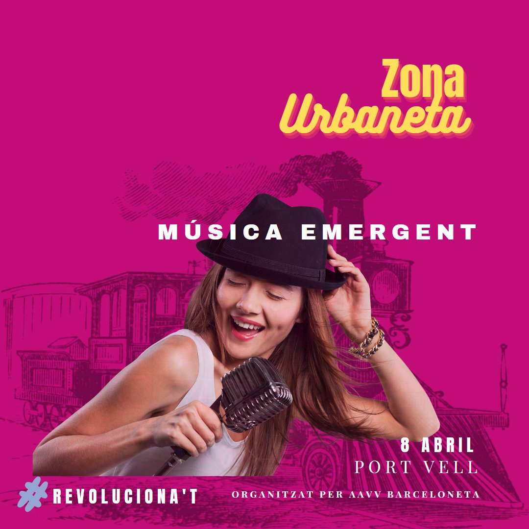 Revolucionat23's tweet image. 🔊 Música emergent

Gaudeix de la millor música emergent a càrrec de diferents músics!

🚂 A la zona URBANETA de l&apos;esdeveniment trobareu totes les activitats més urbanes.

#AAVVBarceloneta #revolucionatbarceloneta
#Revolucionat #labarceloneta #musicaemergent #musics #djs