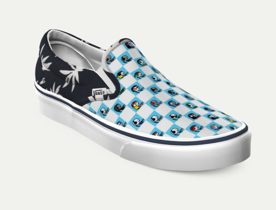 Created some custom #mfer vans designs