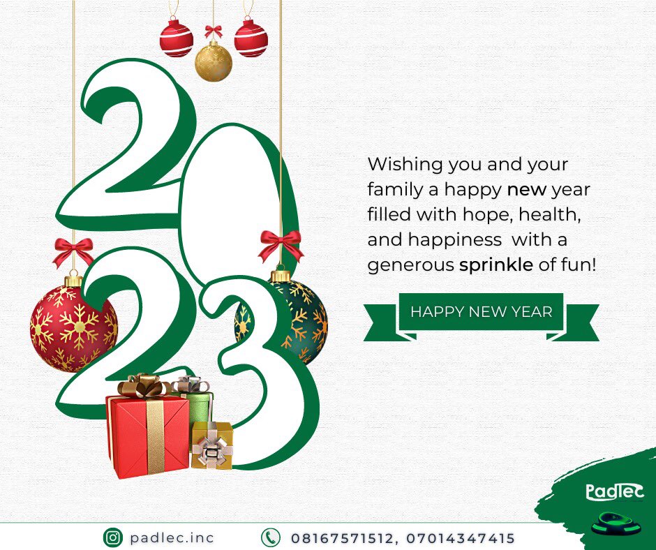 padlec_sw's tweet photo. Dear valued customers and partners,

As we welcome the new year, we at Padlec Software Services would like to extend our warmest wishes to you and your loved ones. We are grateful for your continued support and partnership with us.

#technology
#NewYear2023 
#HappyNewYear2023 https://t.co/m9qMBtSiMu