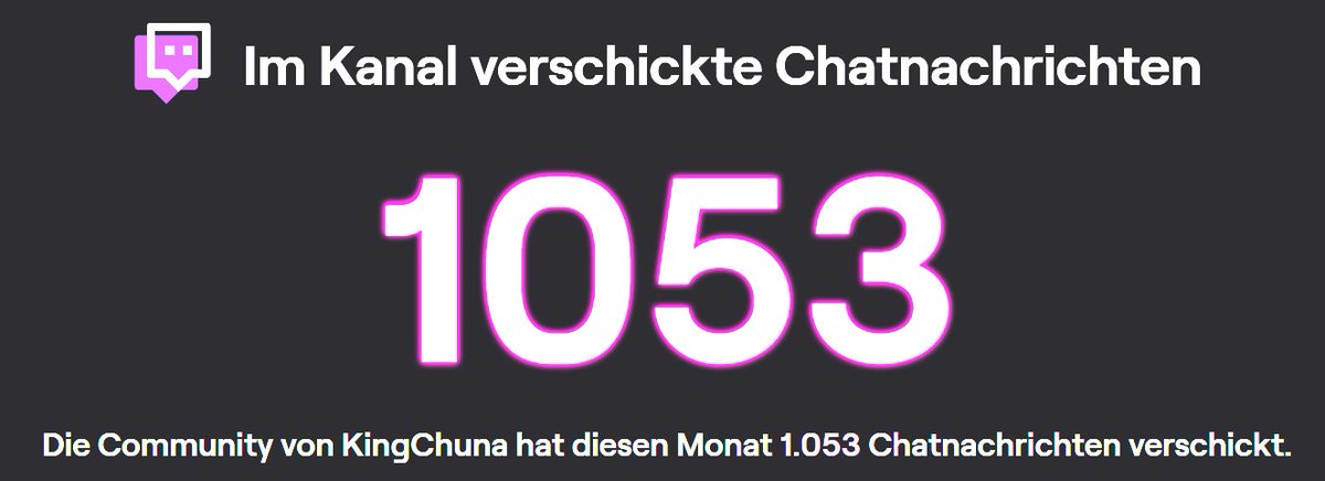 Ich weiß, dass sind für die meisten von euch #rookie numbers, aber für mich ist das ein großer #Erfolg ! Danke an alle, die daran beteiligt waren, ihr seid großartig!

#twitch #bingo #GermanMediaRT #twitchDE #retromonday #chat