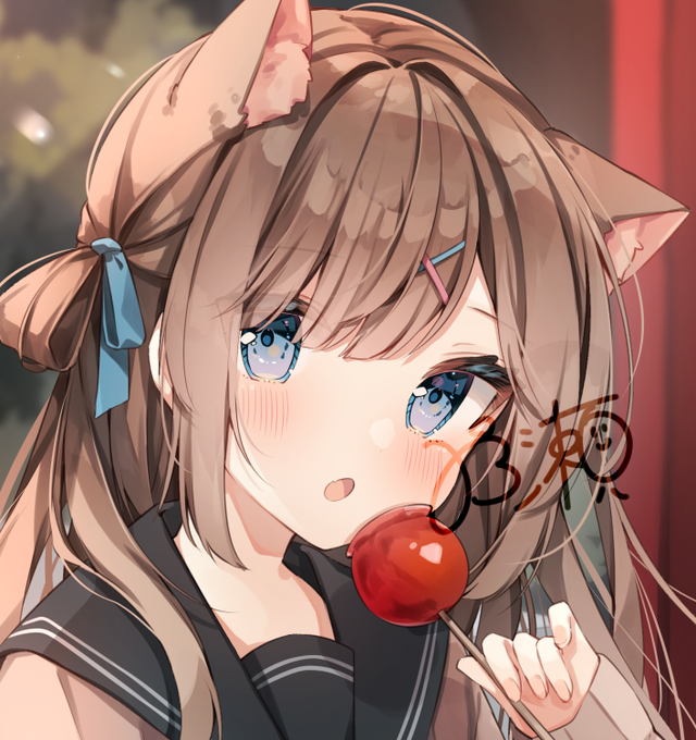 「りんご飴 ロングヘアー」のTwitter画像/イラスト(新着)｜5ページ目