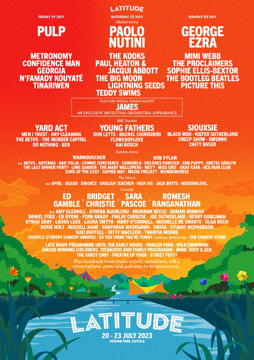 2024 Latitude Festival lineup