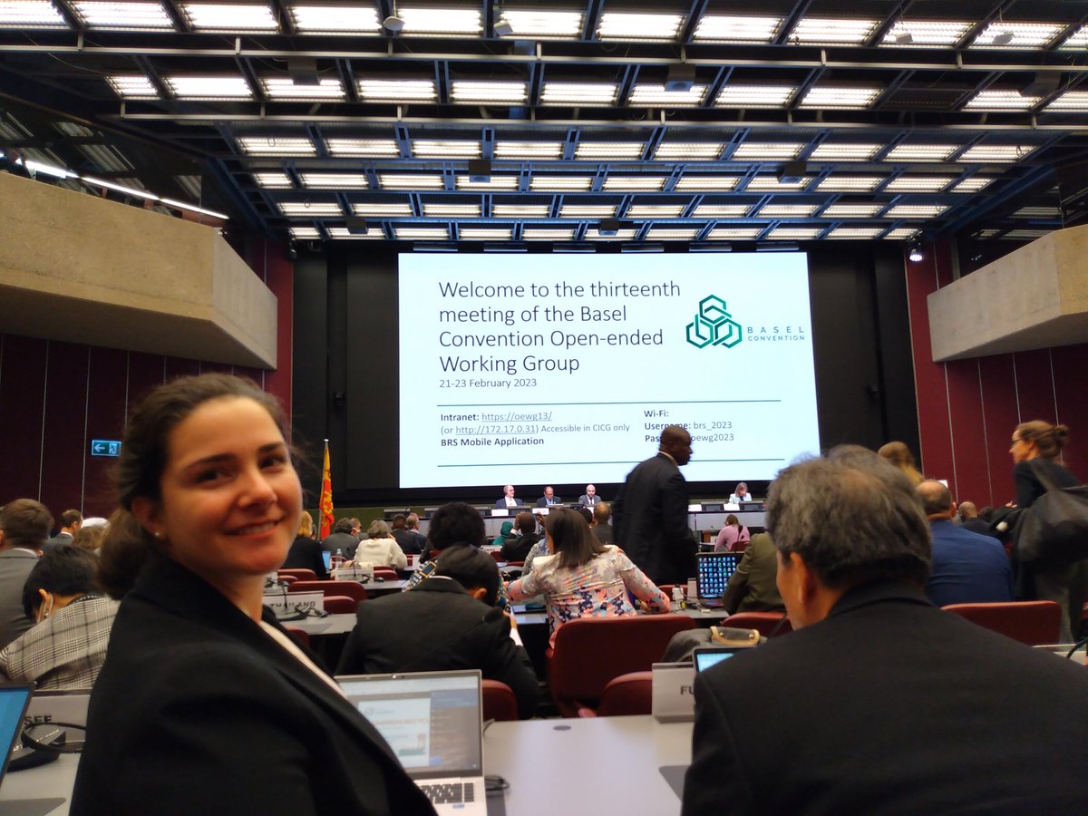 BIRworld's tweet photo. 🌏Ross Bartley and Alev Somer are representing #BIR at the 13th meeting of the Open-ended Working Group of the #UN Basel Convention from 21 to 23 February 2023 in Geneva, addressing further development of #technicalguidelines on #POPs, #plasticwaste and waste lead-acid #batteries https://t.co/pNy28mLmxN