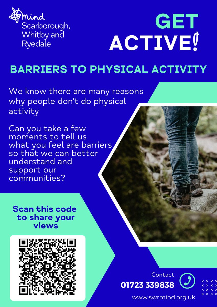 SWR Mind (@swrmind1) on Twitter photo Hayley is at <a href="/TheStreet_UK/">The Street</a> in #Scarborough today talking to people about getting active and the barriers people face in engaging with physical activity. Come along and chat to us in the next hour. #getactive #moveformentalhealth #liftingbarriers Hayley is at <a href="/TheStreet_UK/">The Street</a> in #Scarborough today talking to people about getting active and the barriers people face in engaging with physical activity. Come along and chat to us in the next hour. #getactive #moveformentalhealth #liftingbarriers