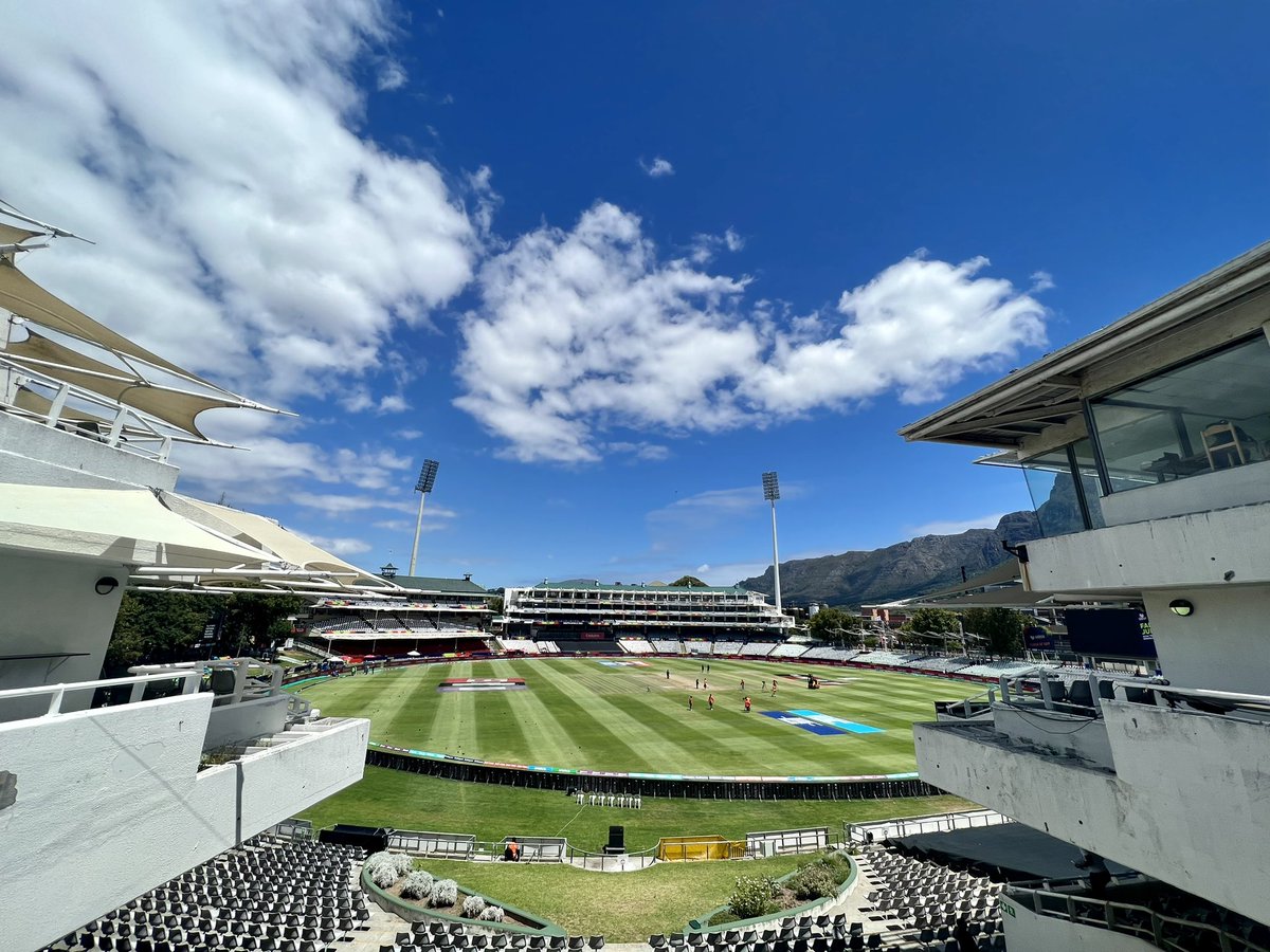 Final double header today in Cape Town #ENGvPAK #SAvBAN #ICCT20WorldCup 💫✨