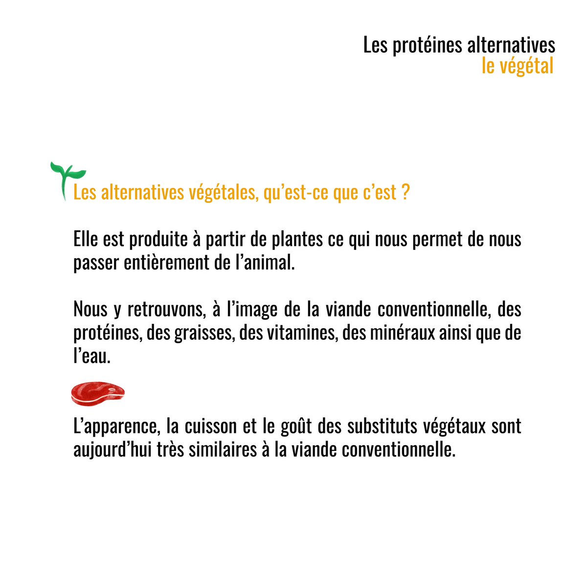 institutproteus's tweet photo. Les protéines alternatives : le végétal et la fermentation.

Rendez-vous jeudi, ici-même, pour un fun fact sur la fermentation 🧐

#SachezLe #protein https://t.co/HusuXuSWSk